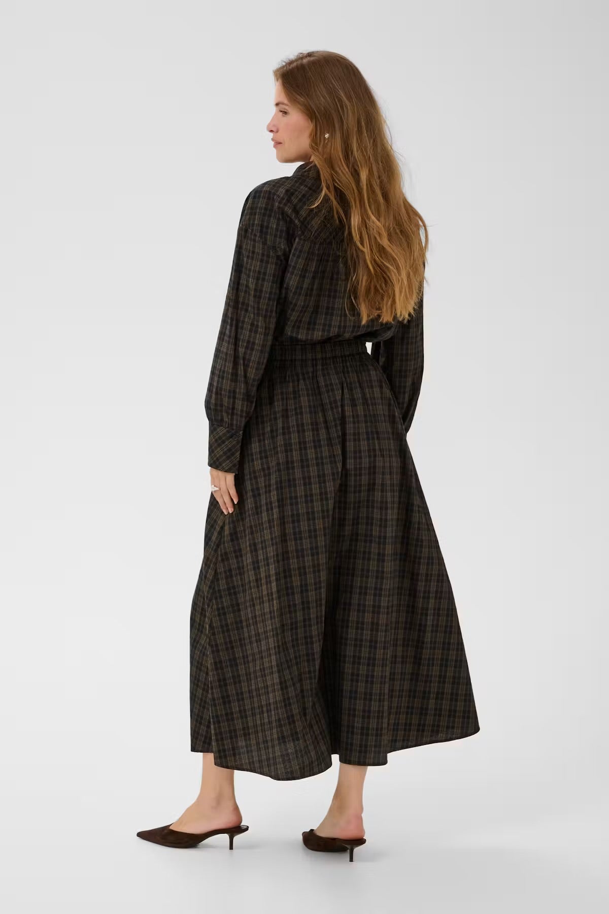 Kaffe Helle Check Skirt