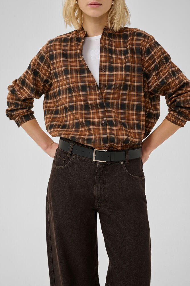 My Essential Wardrobe Lance Barrel Brown Jeans