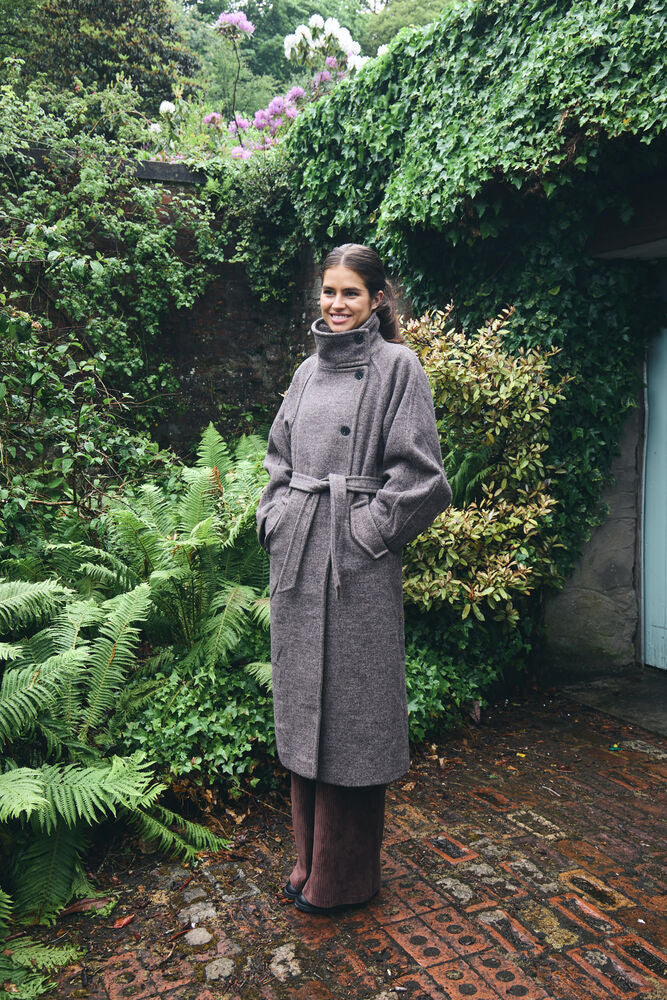 Ichi Gaziva Mid Length belted Jacket