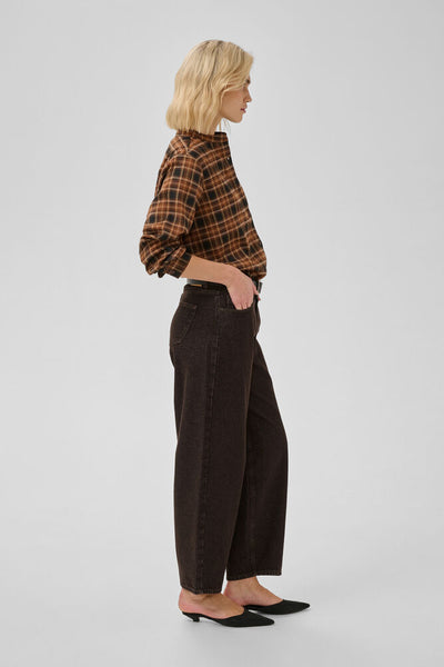My Essential Wardrobe Lance Barrel Brown Jeans