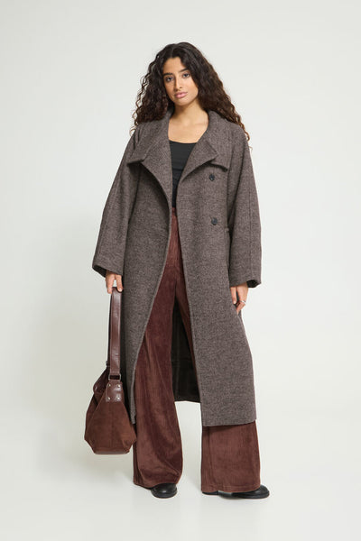 Ichi Gaziva Mid Length belted Jacket