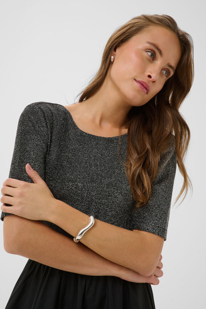 Kaffe kirsten glitter dress