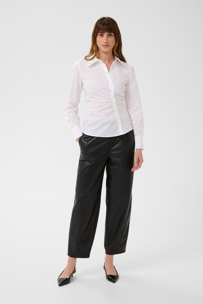 Kaffe Arense pleather barrel pants