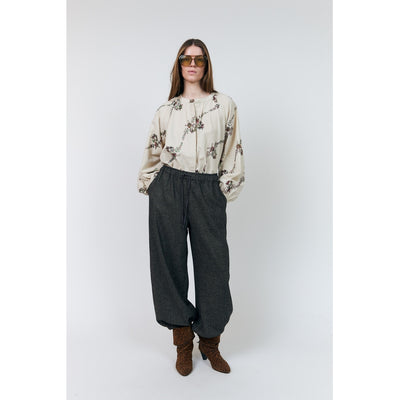 Lollys laundry Hailey emroided print blouse