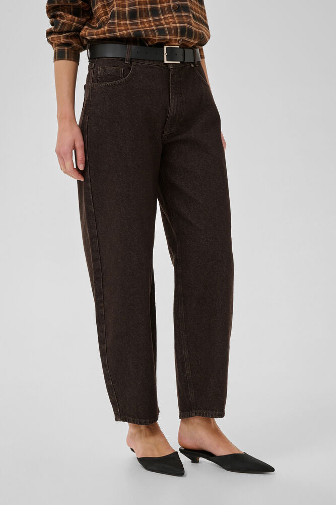 My Essential Wardrobe Lance Barrel Brown Jeans