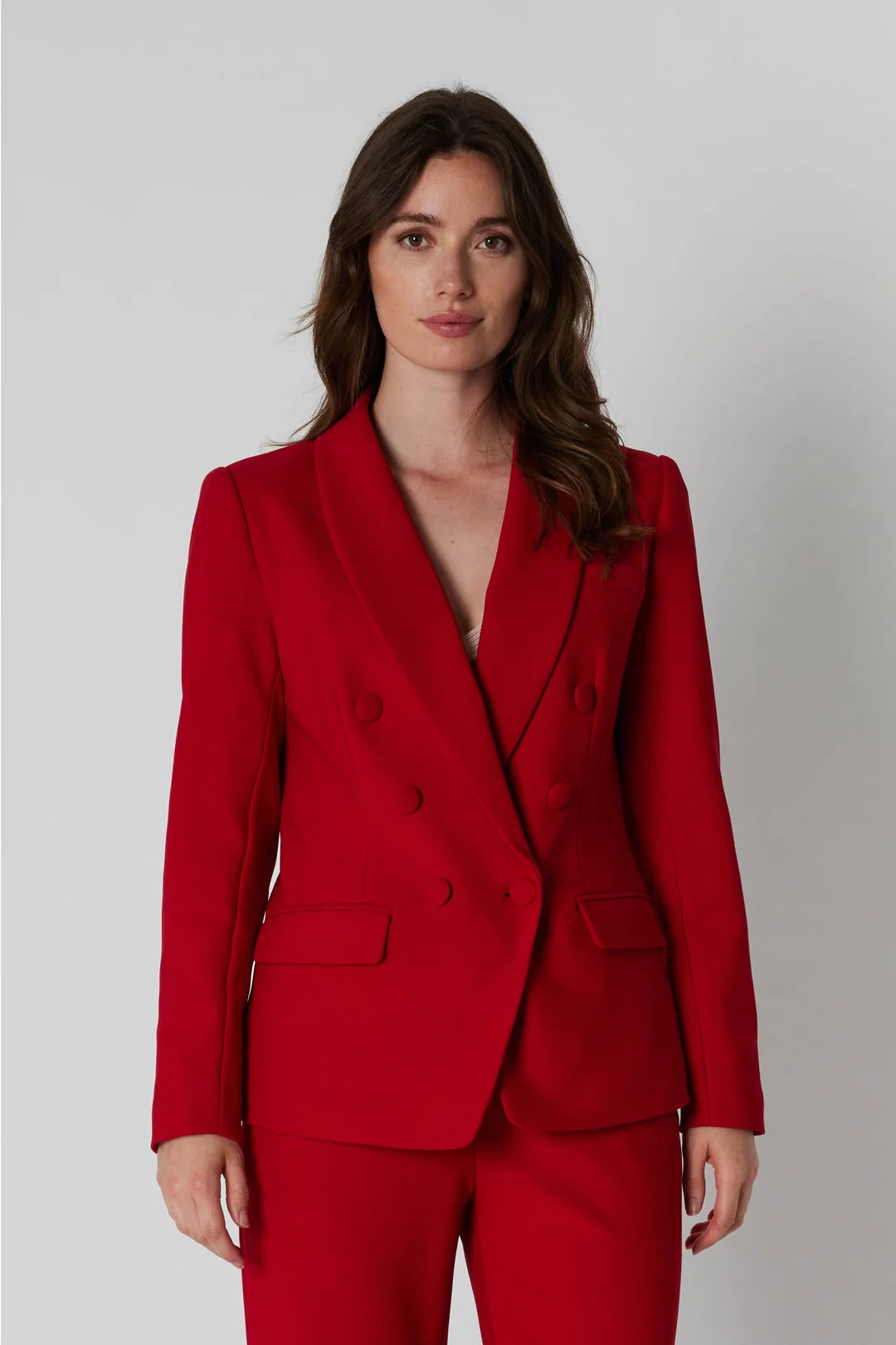 Rue de femme Eloise red suit blazer