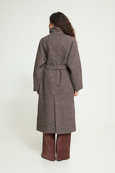 Ichi Gaziva Mid Length belted Jacket