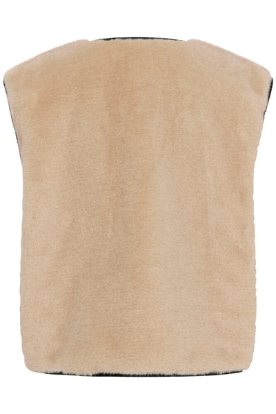 Culture Lauren faux fur crème gilet