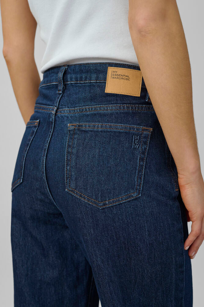 My Essential Wardrobe wide dark blue Louis Jeans