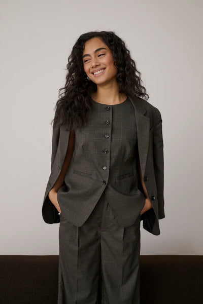 Kaffe Lenora Check Blazer