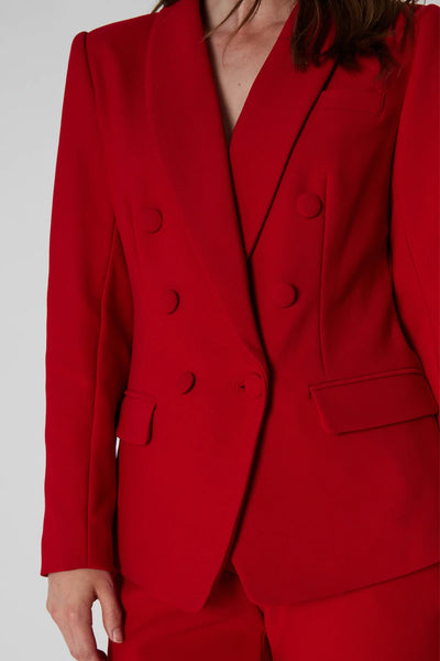 Rue de femme Eloise red suit blazer