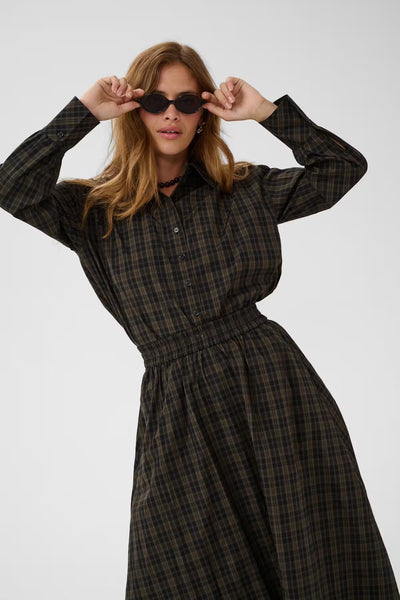 Kaffe Helle Check Skirt