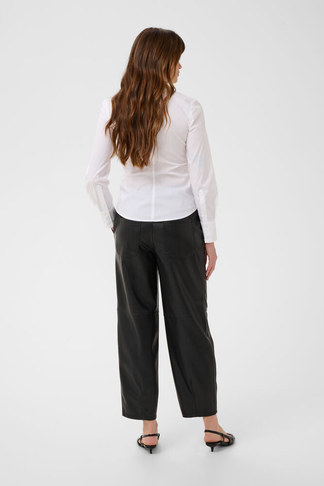 Kaffe Arense pleather barrel pants