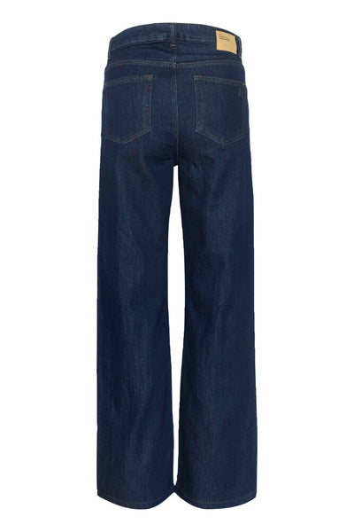 My Essential Wardrobe wide dark blue Louis Jeans