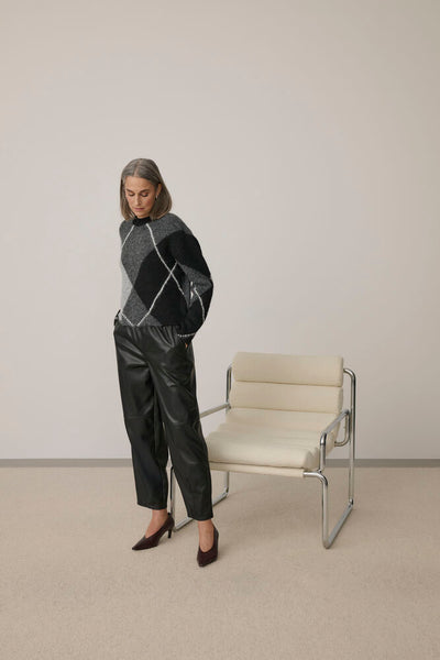 Kaffe Arense pleather barrel pants