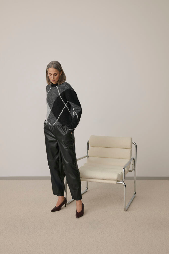 Kaffe Arense pleather barrel pants