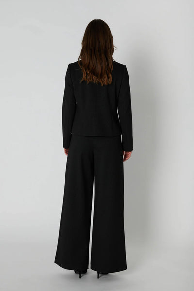 Rue de femme Olana extra wide shimmer black pant
