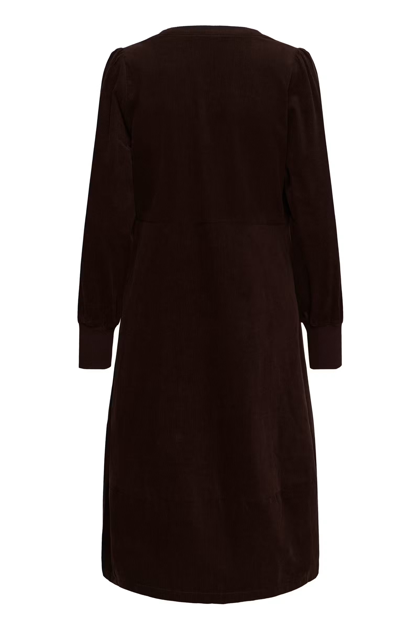 Culture Rhaena brown long sleeve dress back