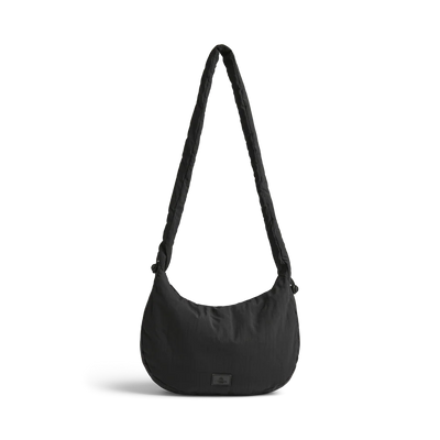 Markberg Ground black crossbody bag with adjustable ruched strap