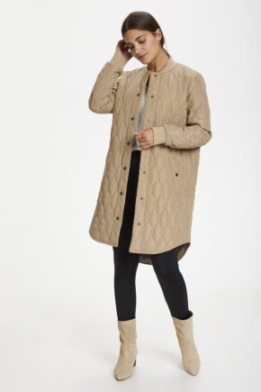 KaShally quilted coat tanning KaShally quilted coat tanning